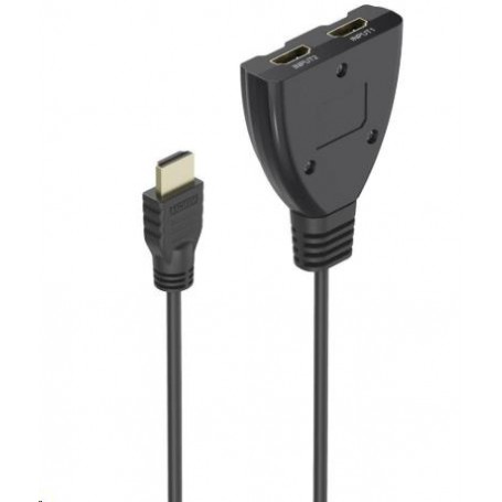 CABLE HAMA VIDEO HDMI 2X1 4K