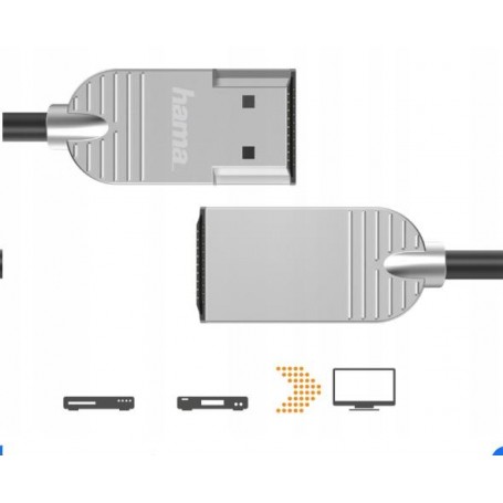 CABLE HAMA VIDEO HDMI 4K 1m.
