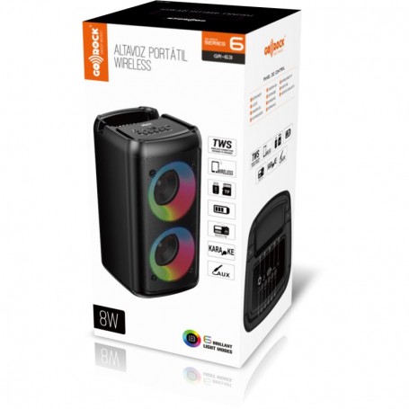 ALTAVOZ G.ROCK KARAOKE 8W GR63