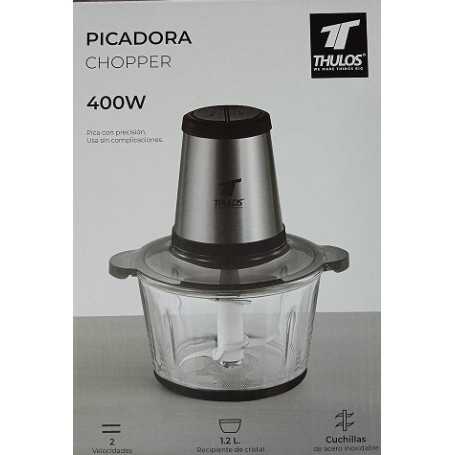 PICADORA THULOS 400W INOX CHP402